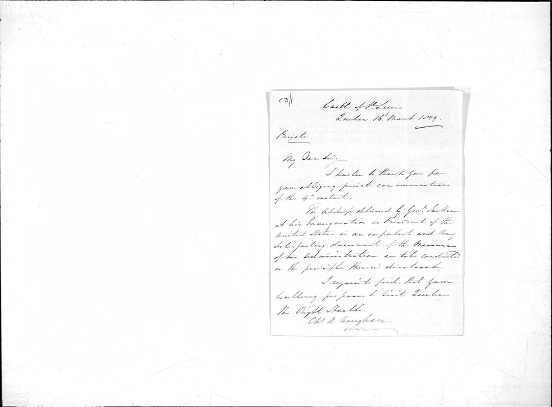 View document: Political correspondence, K-P.