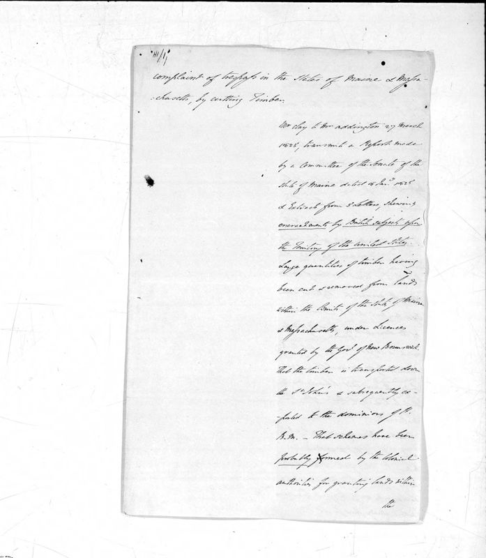 View document: Papers on the question of the North East Boundary, 1824-1839.