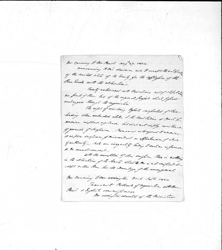 View document: Papers on Anglo-American trade and diplomatic relations, 1824-1846.