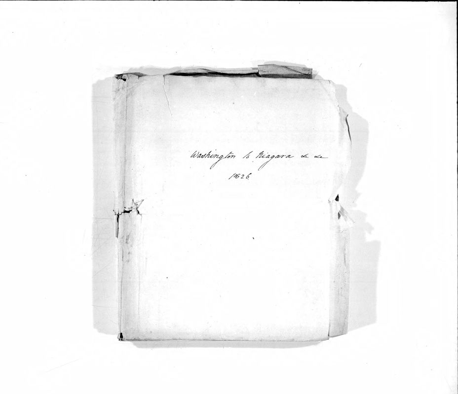 View document: Journal of travels from Washington to Niagra, 1826.
