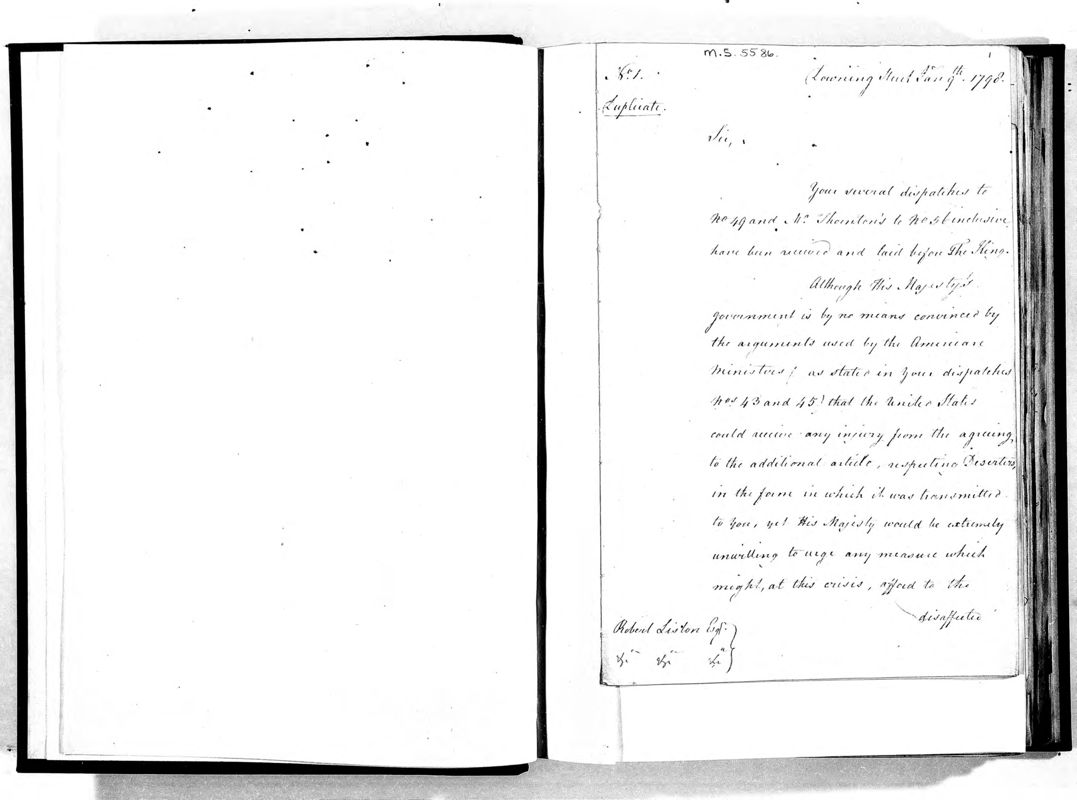 View document: Documents on Anglo-American, Franco-American, & Anglo-French relations, 1798-1800.