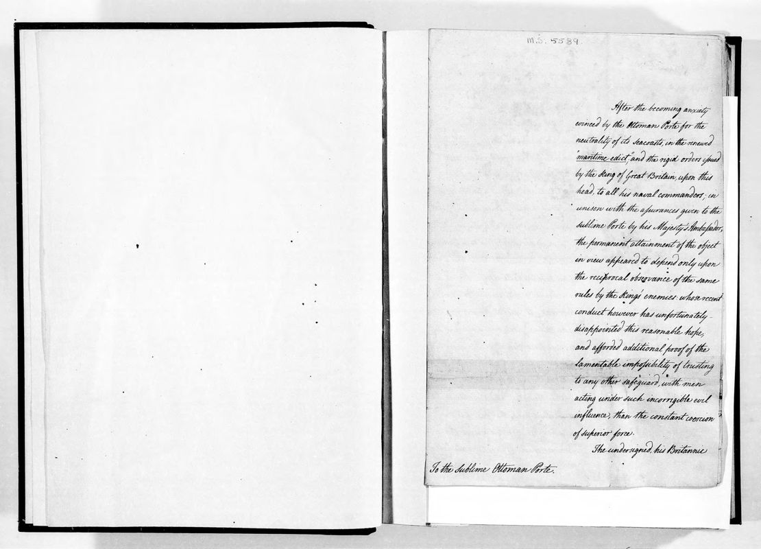 View document: Personal papers, 1796-1798.