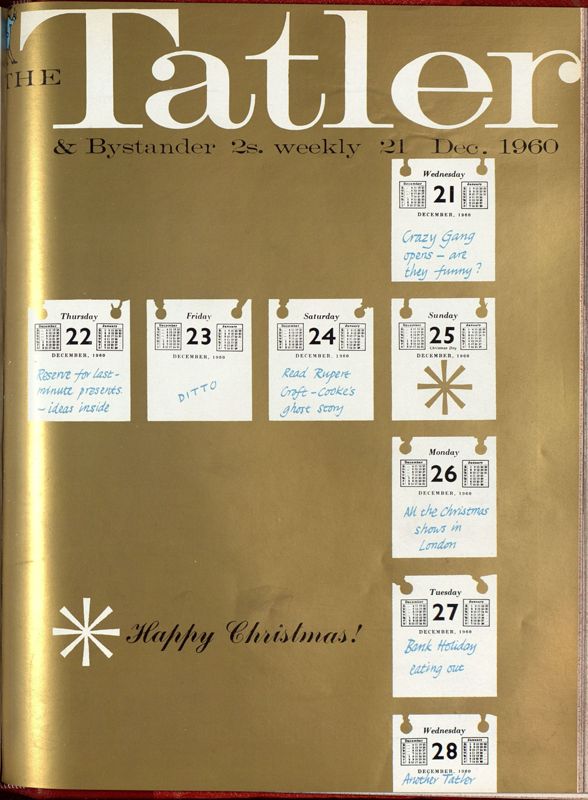 View document: 21st December 1960.