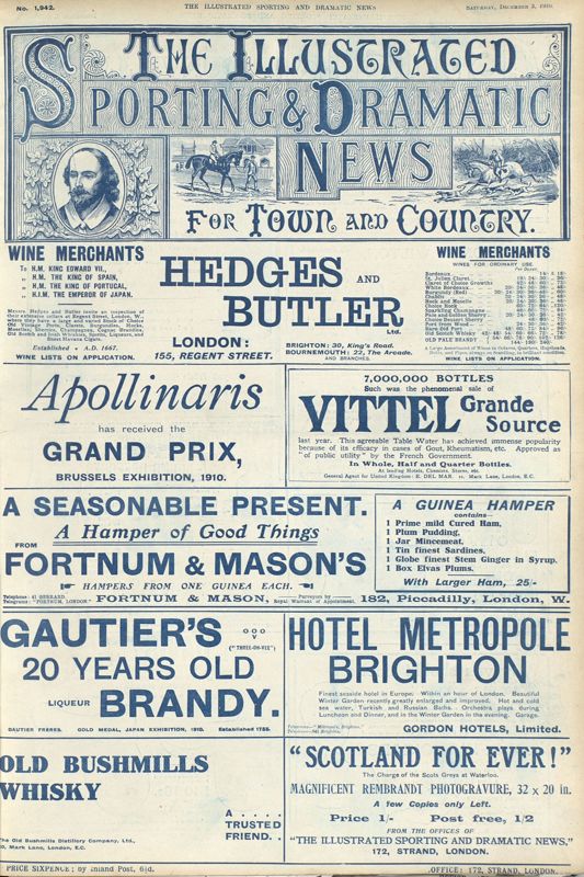 View document: 3rd December 1910.