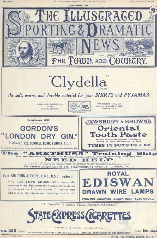 View document: 22nd November 1919.