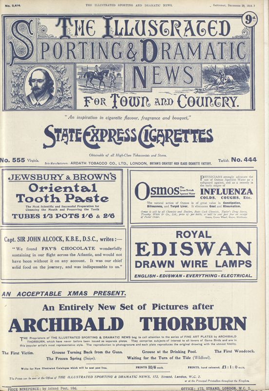 View document: 20th December 1919.