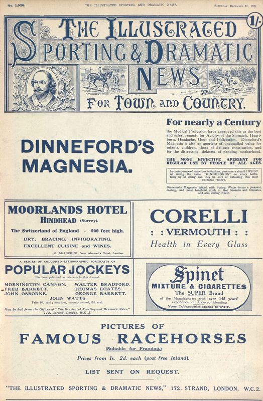 View document: 31st December 1921.