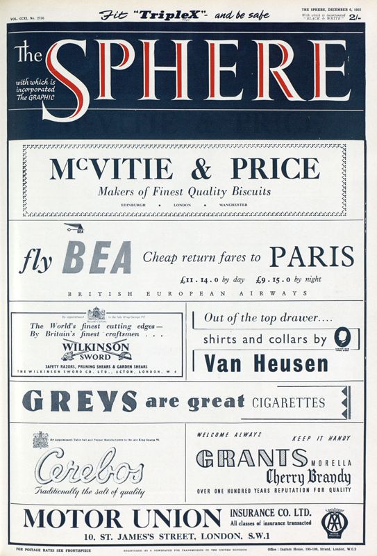 View document: 6th December 1952.