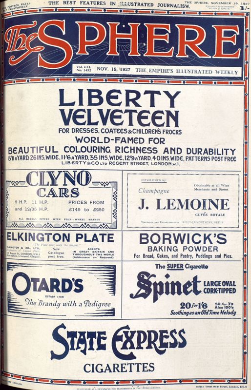 View document: 19th November 1927.