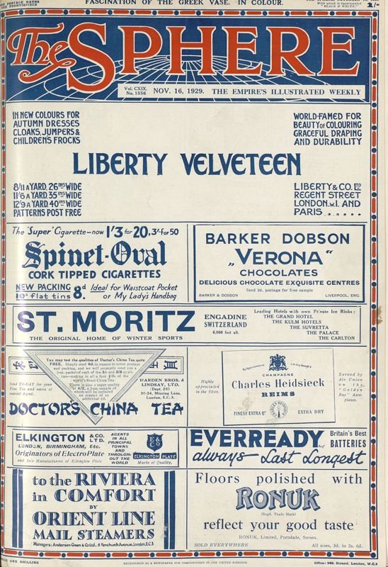 View document: 16th November 1929.