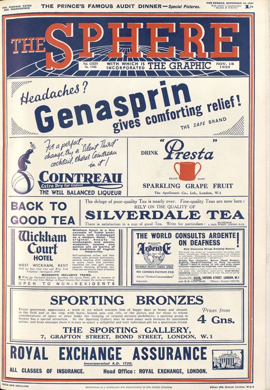 View document: 18th November 1933.
