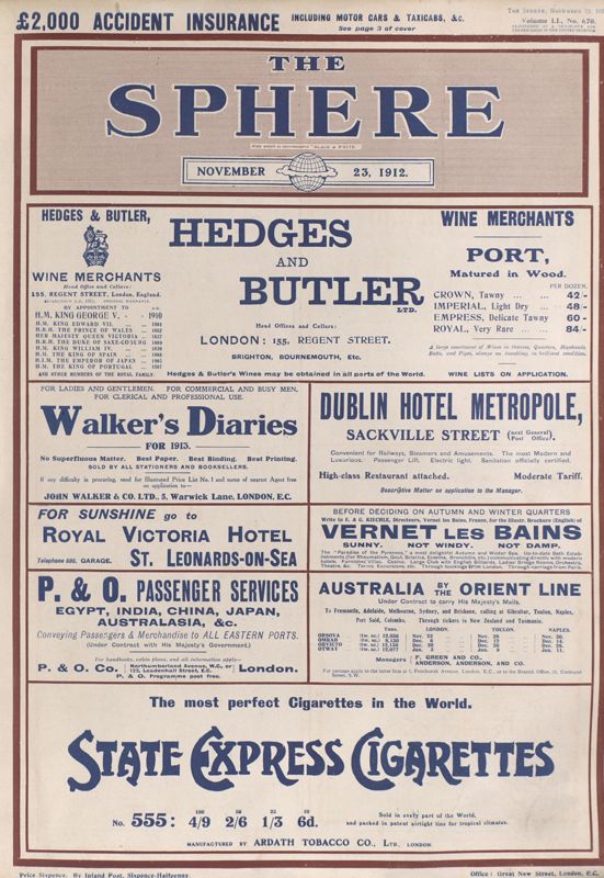 View document: 23rd November 1912.