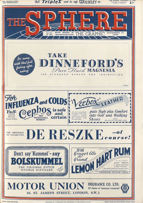 View document: 19th November 1938.