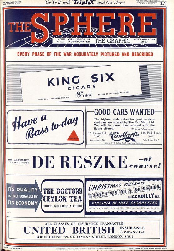 View document: 30th November 1940.