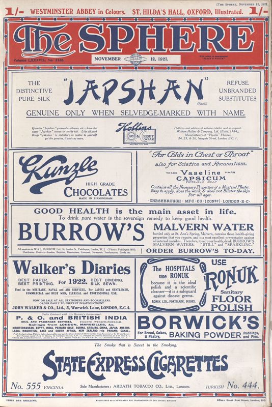 View document: 12th November 1921.