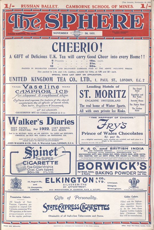View document: 26th November 1921.