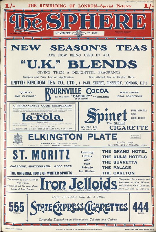 View document: 25th November 1922.