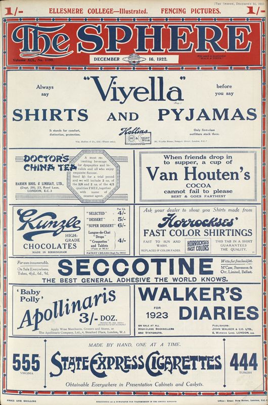 View document: 16th December 1922.