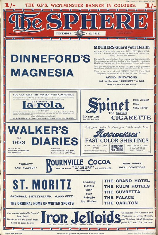 View document: 23rd December 1922.