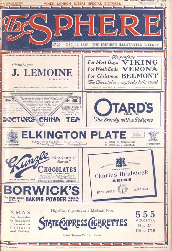 View document: 12th December 1925.