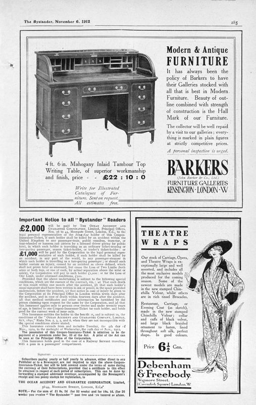 View document: 6th November 1912.