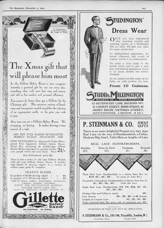 View document: 3rd December 1924.