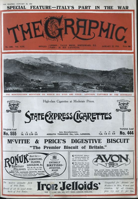 View document: 22nd January 1916.