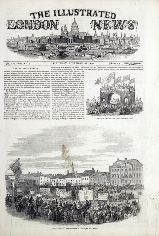 View document: 16 November 1850.