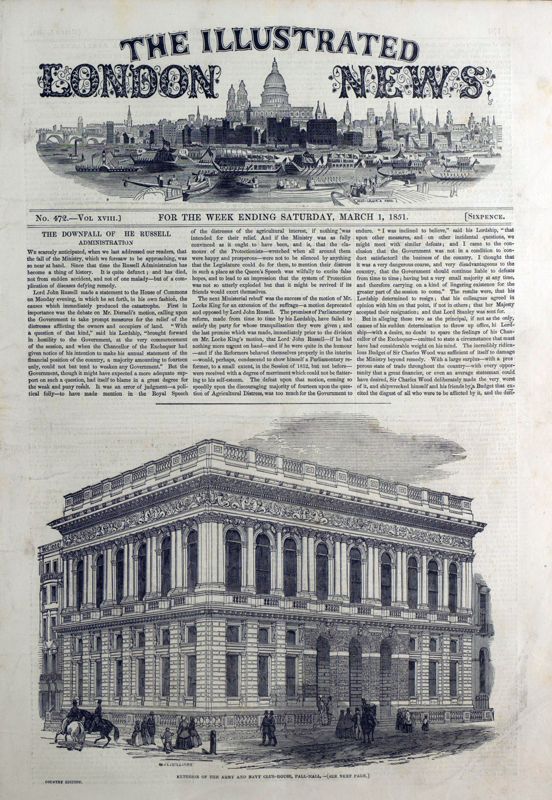 View document: 1 March 1851.