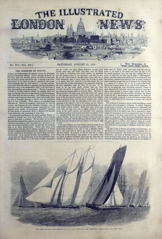 View document: 23 August 1851.