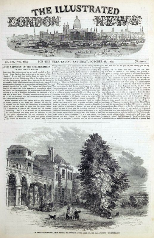 View document: 16 October 1852.