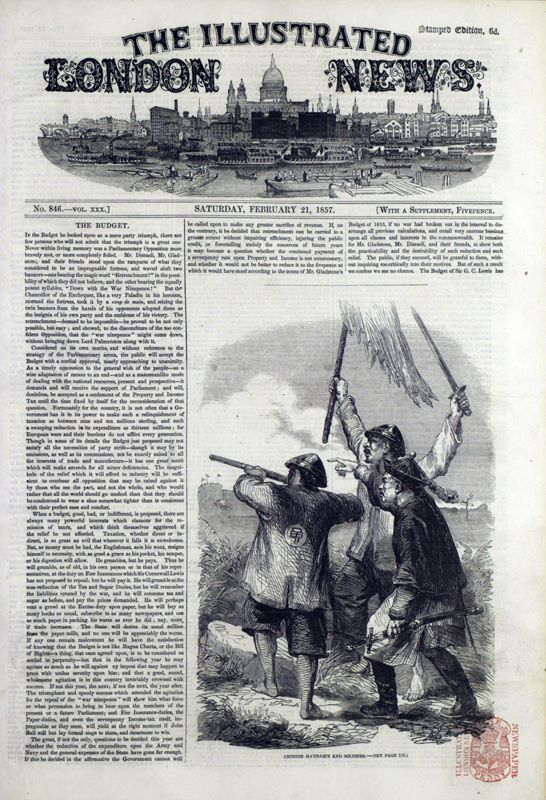 View document: 21 February 1857.
