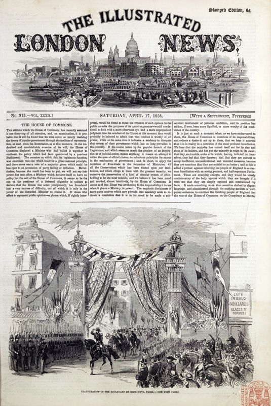 View document: 17 April 1858.