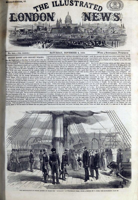 View document: 6 November 1858.