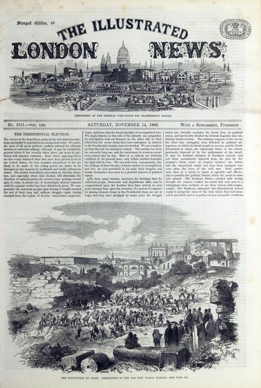 View document: 14 November 1868.