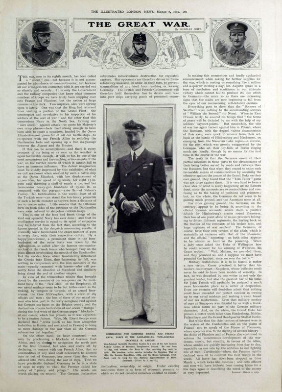 View document: 6 March 1915.