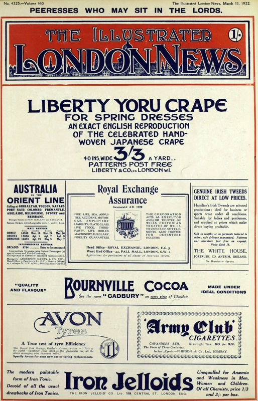 View document: 11 March 1922.