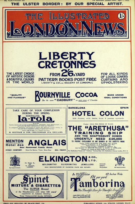 View document: 1 April 1922.