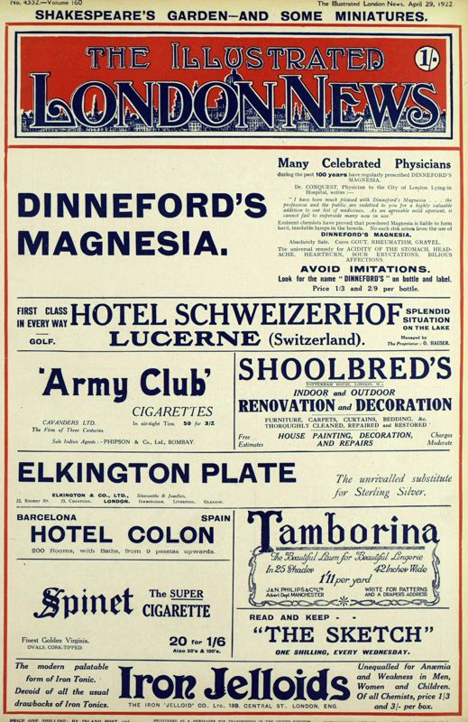 View document: 29 April 1922.