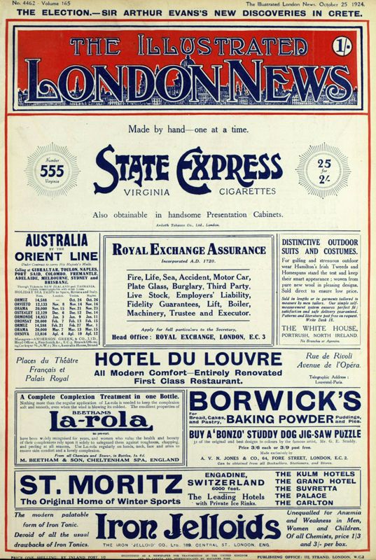View document: 25 October 1924.