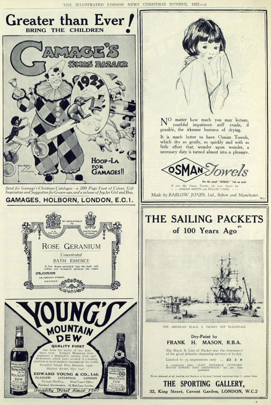 View document: November 1927, Christmas Number.