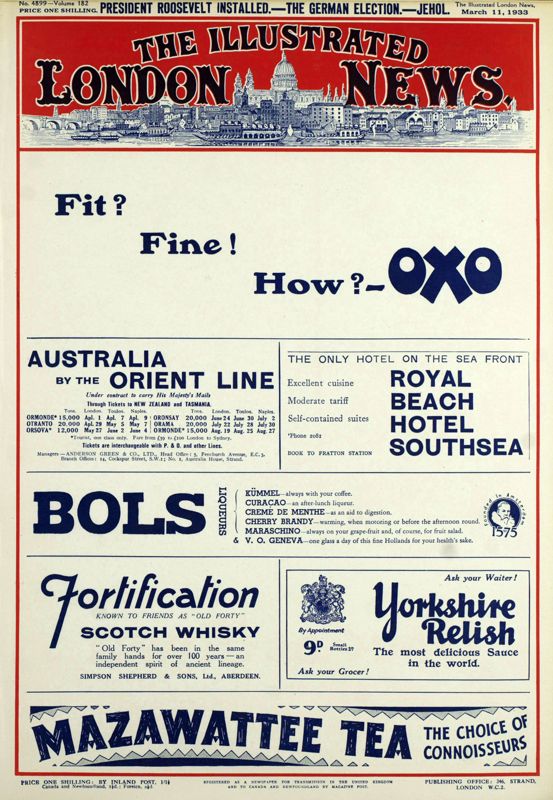 View document: 11 March 1933.