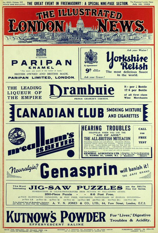 View document: 22 July 1933.
