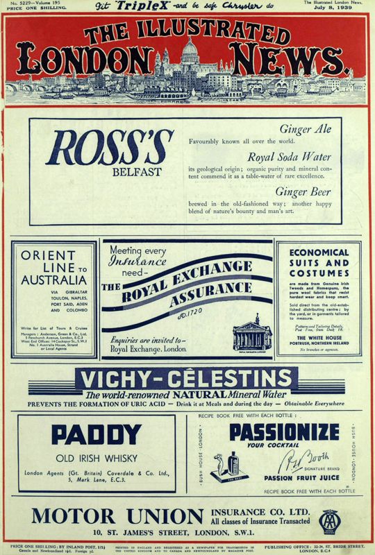 View document: 8 July 1939.