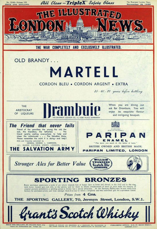 View document: 18 November 1939.