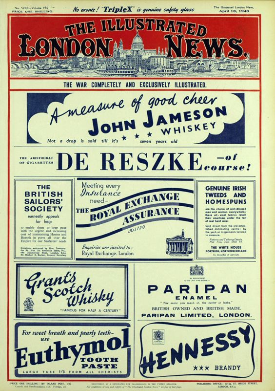 View document: 13 April 1940.