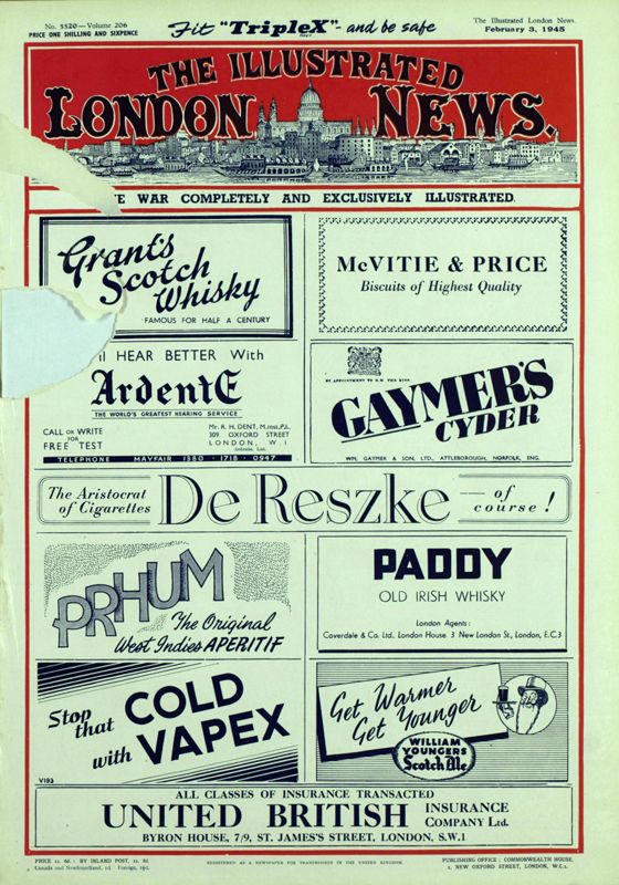 View document: 3 February 1945.