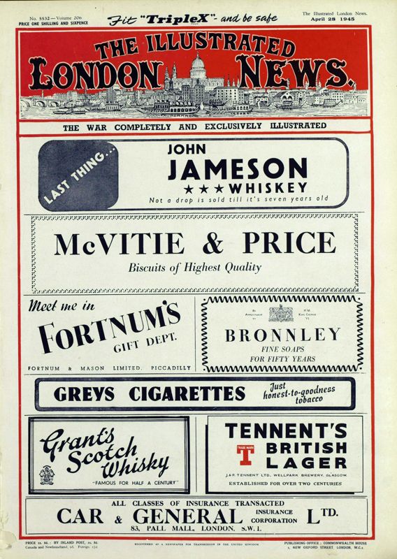 View document: 28 April 1945.