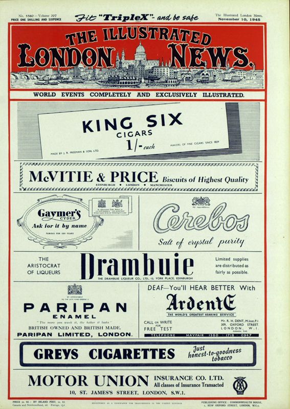 View document: 10 November 1945.