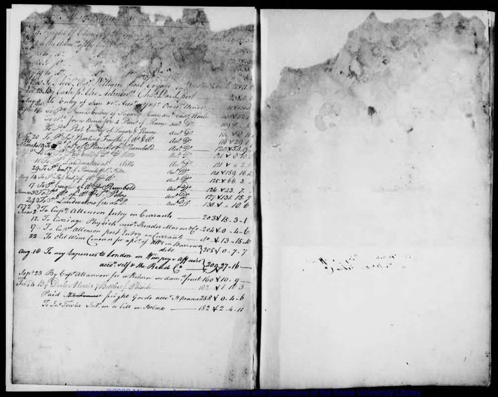 View document: Entry book, 1760-1775.